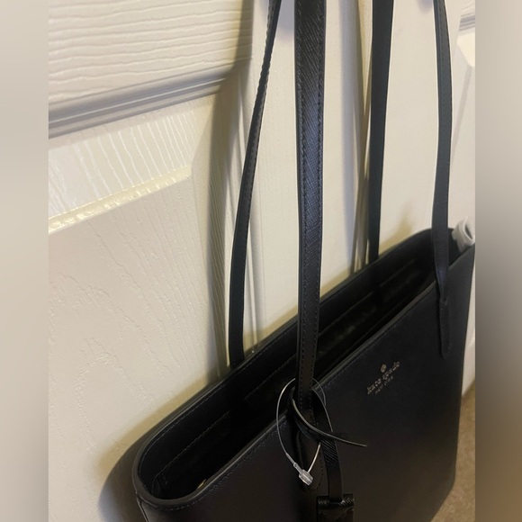 Kate Spade Jana Black Leather Tote NWT - Picture 5 of 7